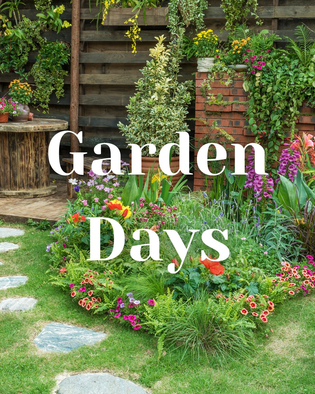 * NEW * Garden Days Woodwick Candle