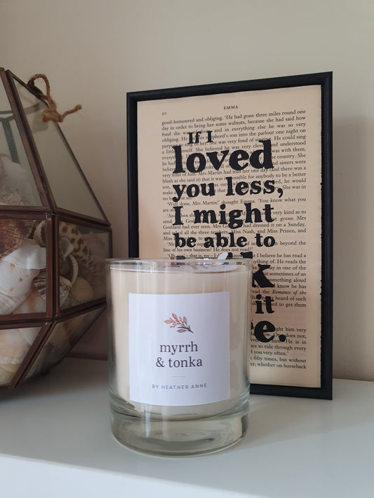 Myrrh & Tonka Woodwick Candle