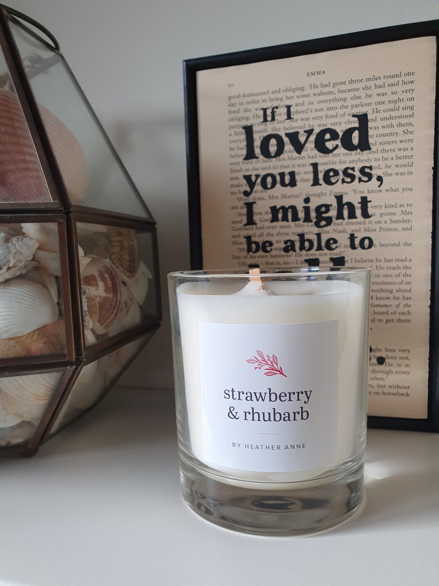 Strawberry & Rhubarb Woodwick Candle