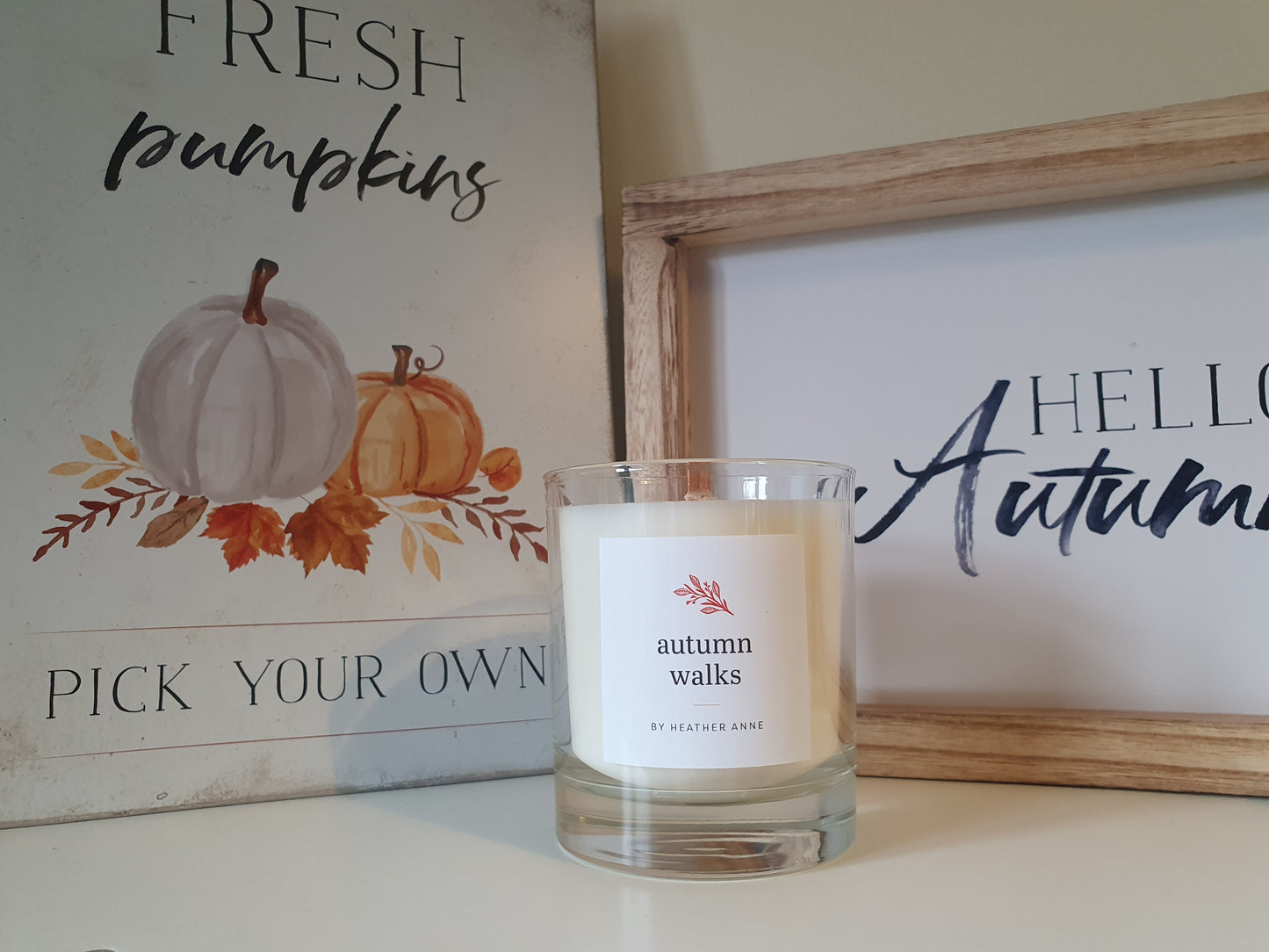 * NEW * Autumn Walk Woodwick Candle