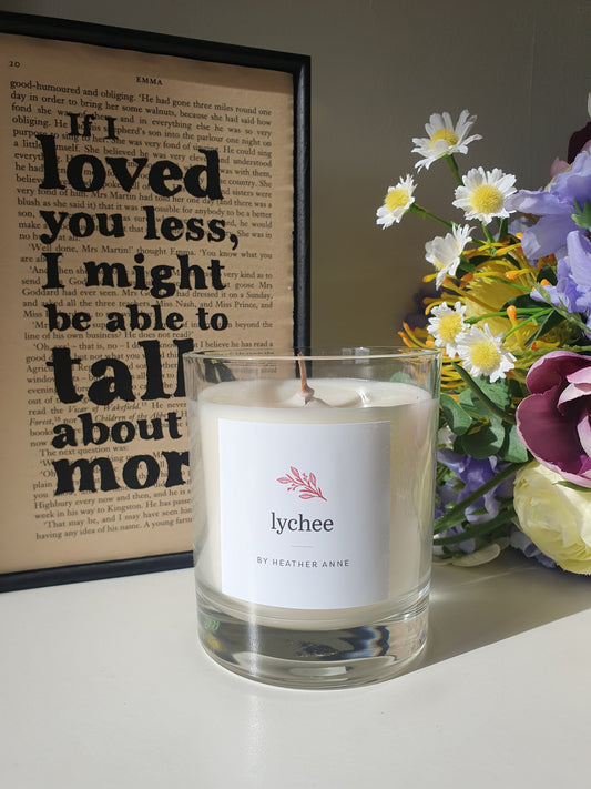 Lychee Woodwick Candle