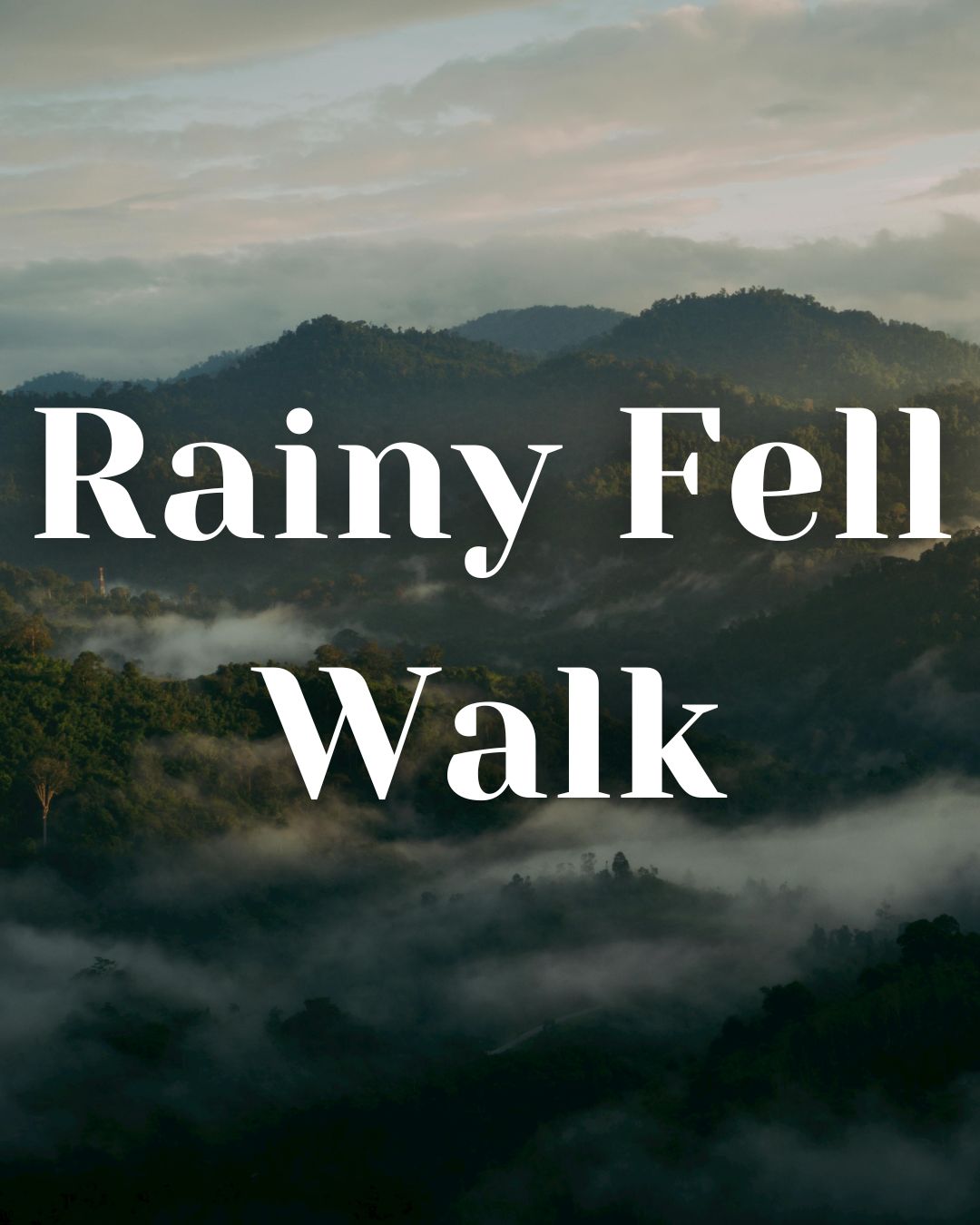 * NEW * Rainy Fell Walk Woodwick Candle
