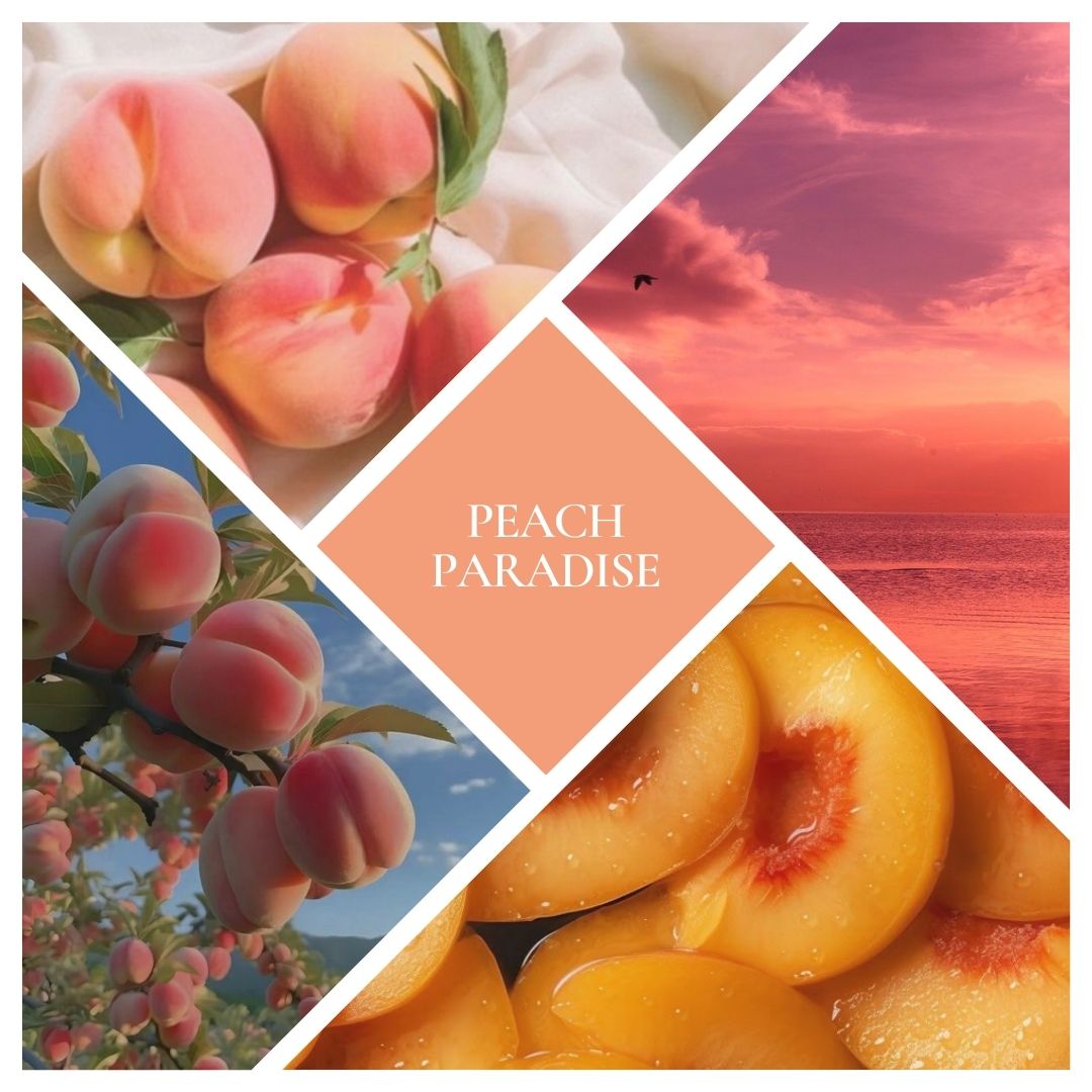 * NEW * Peach Paradise Woodwick Candle
