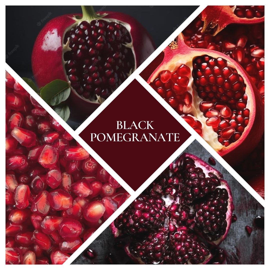 Black Pomegranate Woodwick Candle