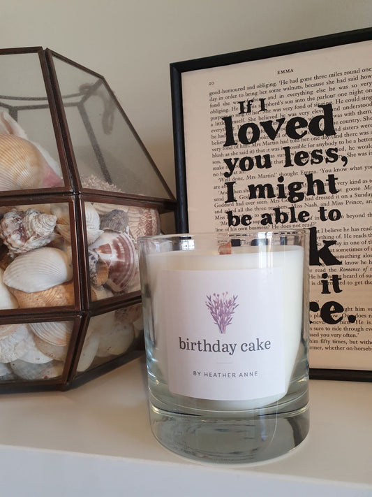 Birthday Cake Woodwick Candle
