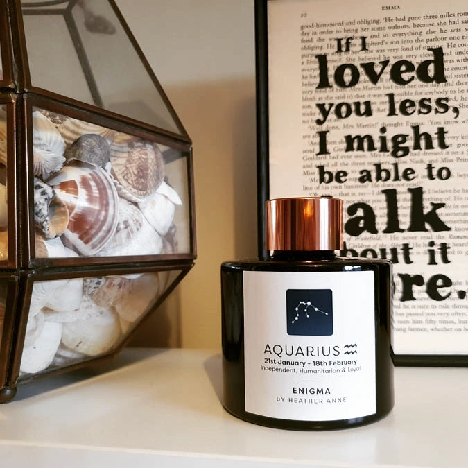 Aquarius - Enigma. 21st January - 18th February Reed Diffuser