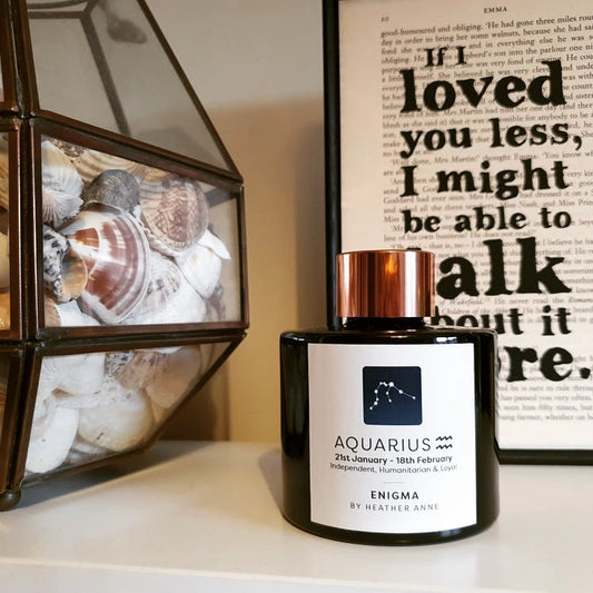 Aquarius - Enigma. 21st January - 18th February Reed Diffuser