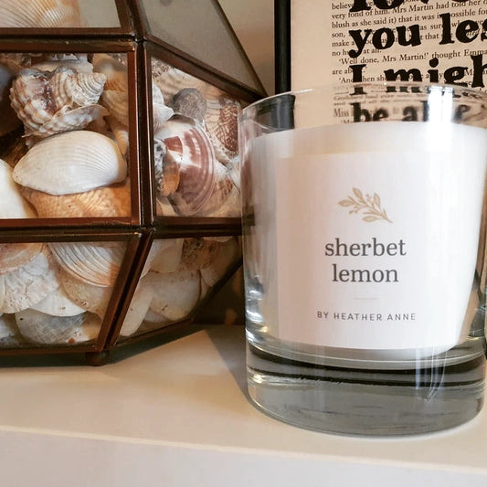 Sherbet Lemon Woodwick Candle