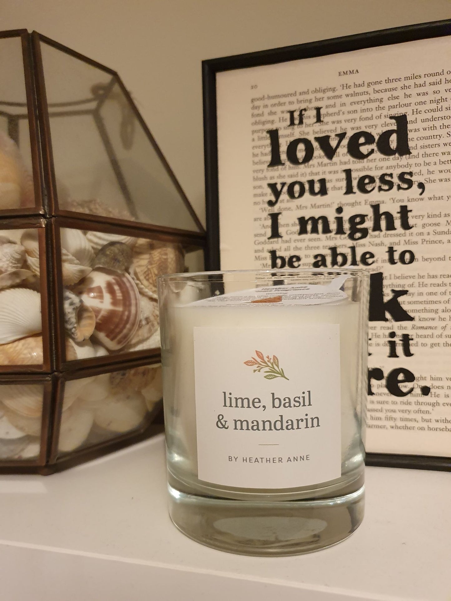 Lime, Basil & Mandarin Woodwick Candle