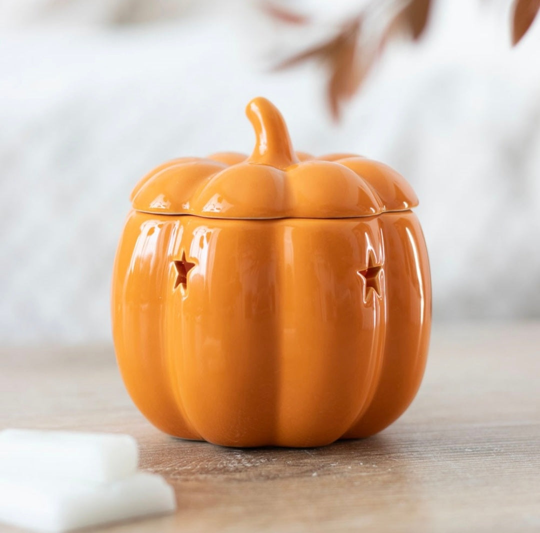 * NEW * Orange Pumpkin Wax Melt Burner