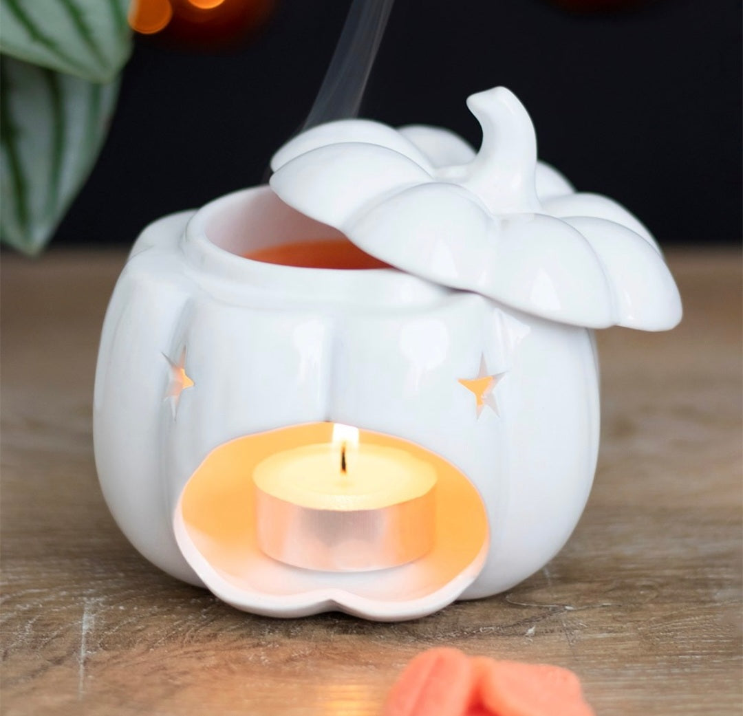 * NEW * White Pumpkin Wax Melt Burner