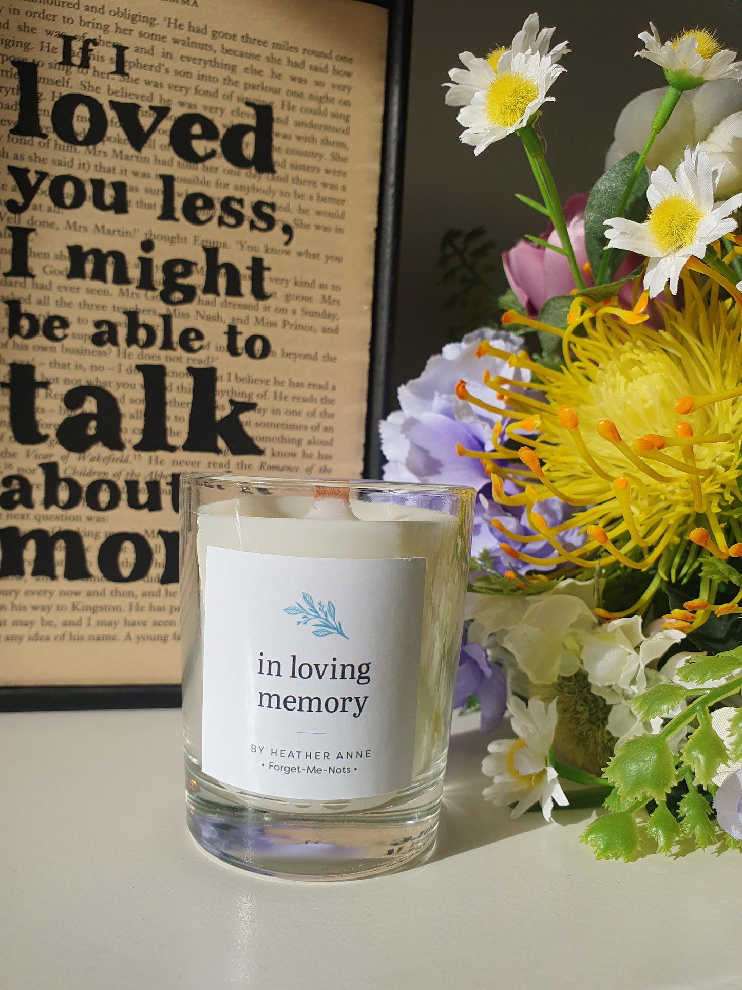 In Loving Memory Woodwick Candle