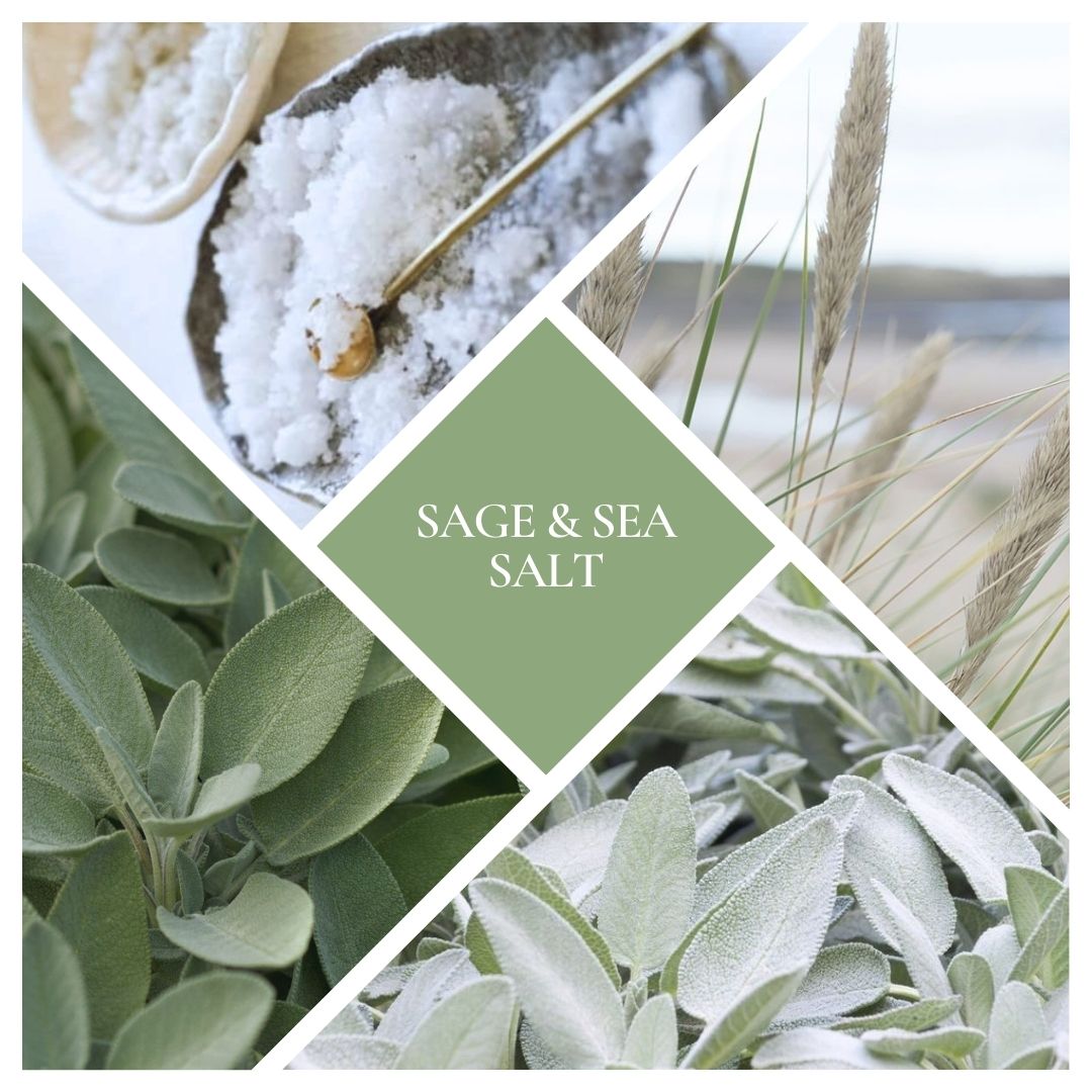 * NEW * Sage & Sea Salt Woodwick Candle