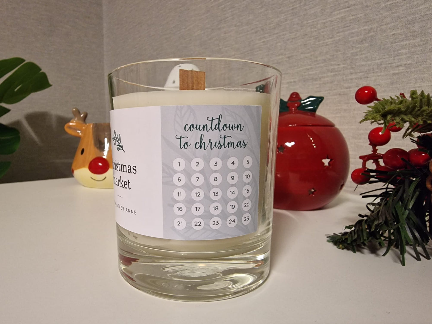 * NEW * Countdown to Christmas Advent Candle