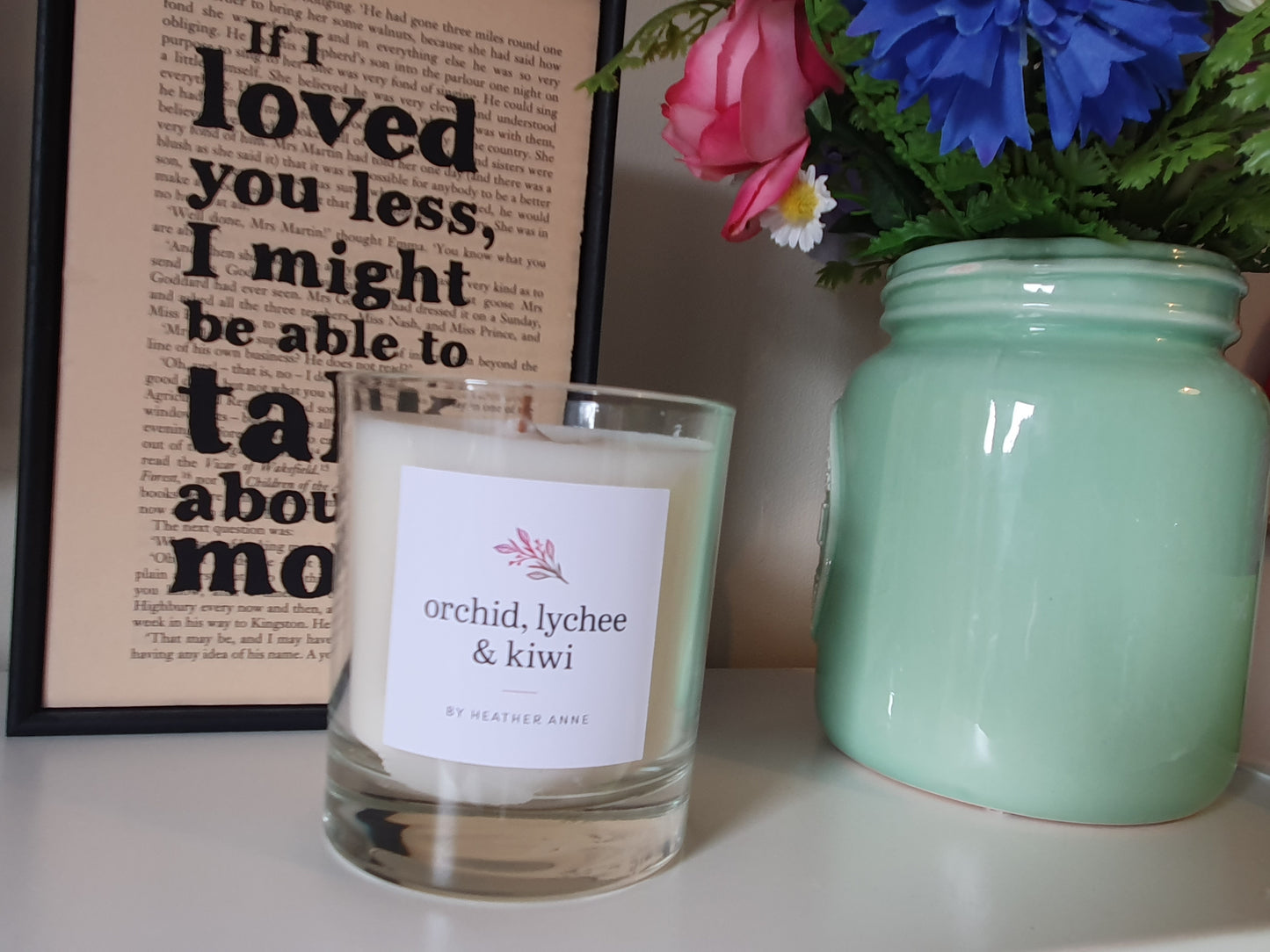 Orchid, Kiwi & Lychee Woodwick Candle
