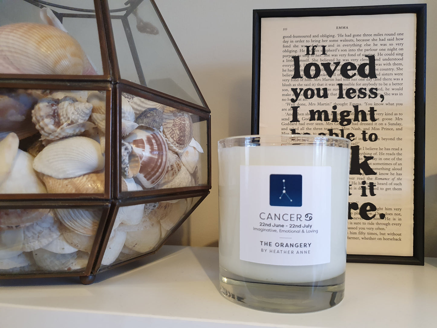 Cancer - The Orangery. 22nd June - 22nd July Woodwick Candle