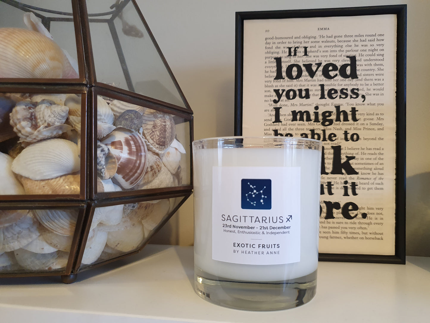 Sagittarius - Exotic Fruits. 23rd November - 21st December Woodwick Candle