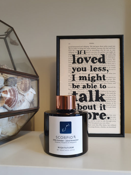 Scorpio - Nightstorm. 24th October - 22nd November Reed Diffuser