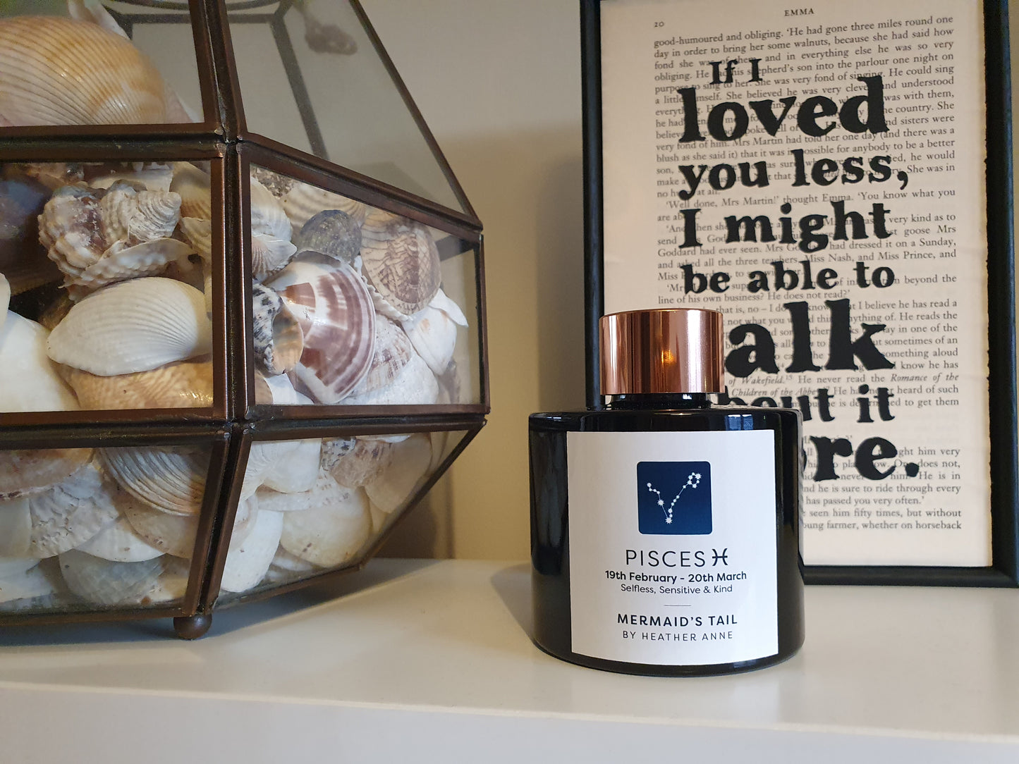 Pisces - Mermaid's Tail. 19th February - 20th March Reed Diffuser