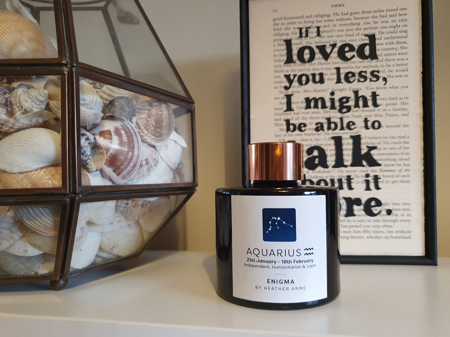 Aquarius - Enigma. 21st January - 18th February Reed Diffuser