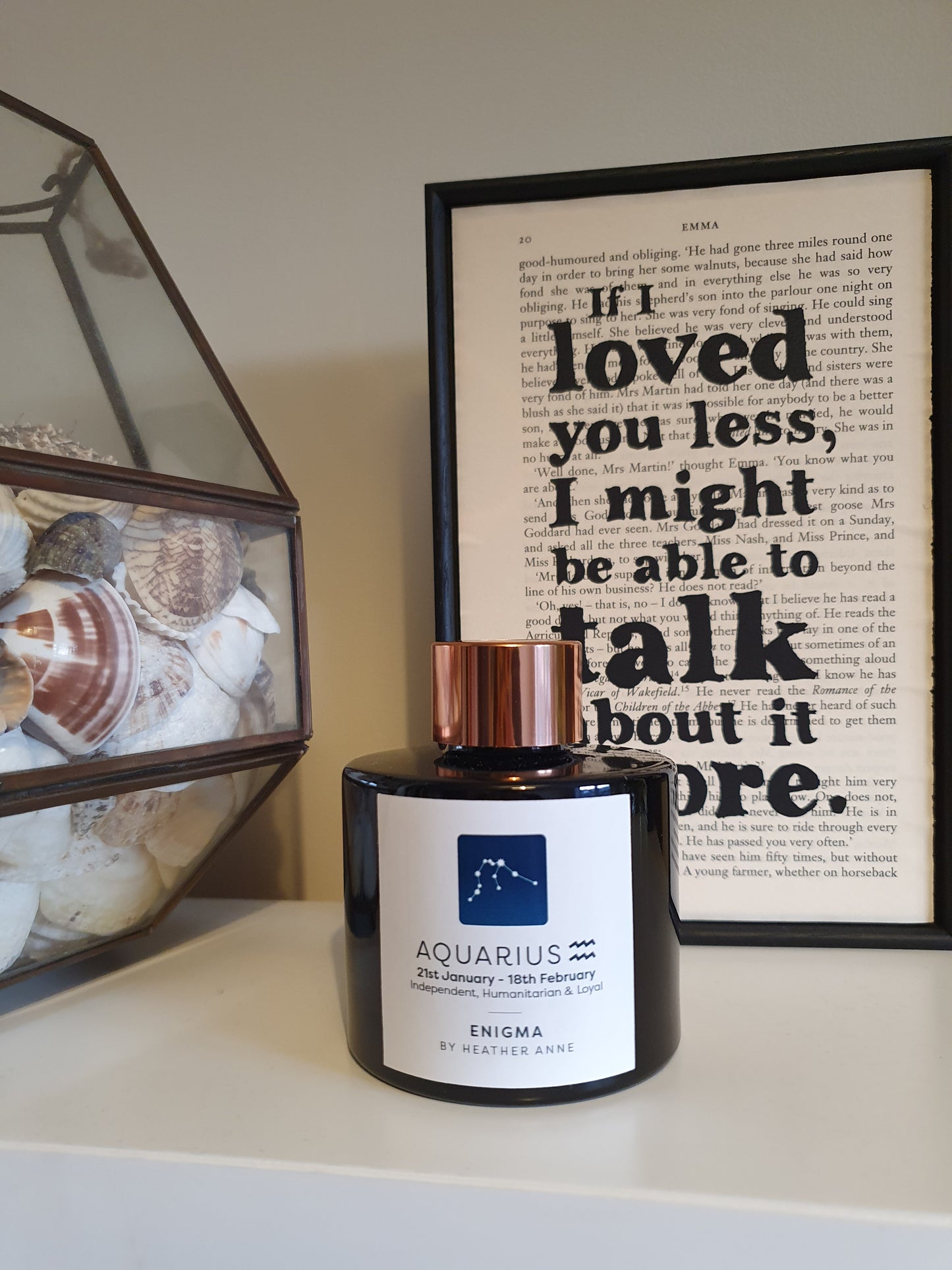 Aquarius - Enigma. 21st January - 18th February Reed Diffuser