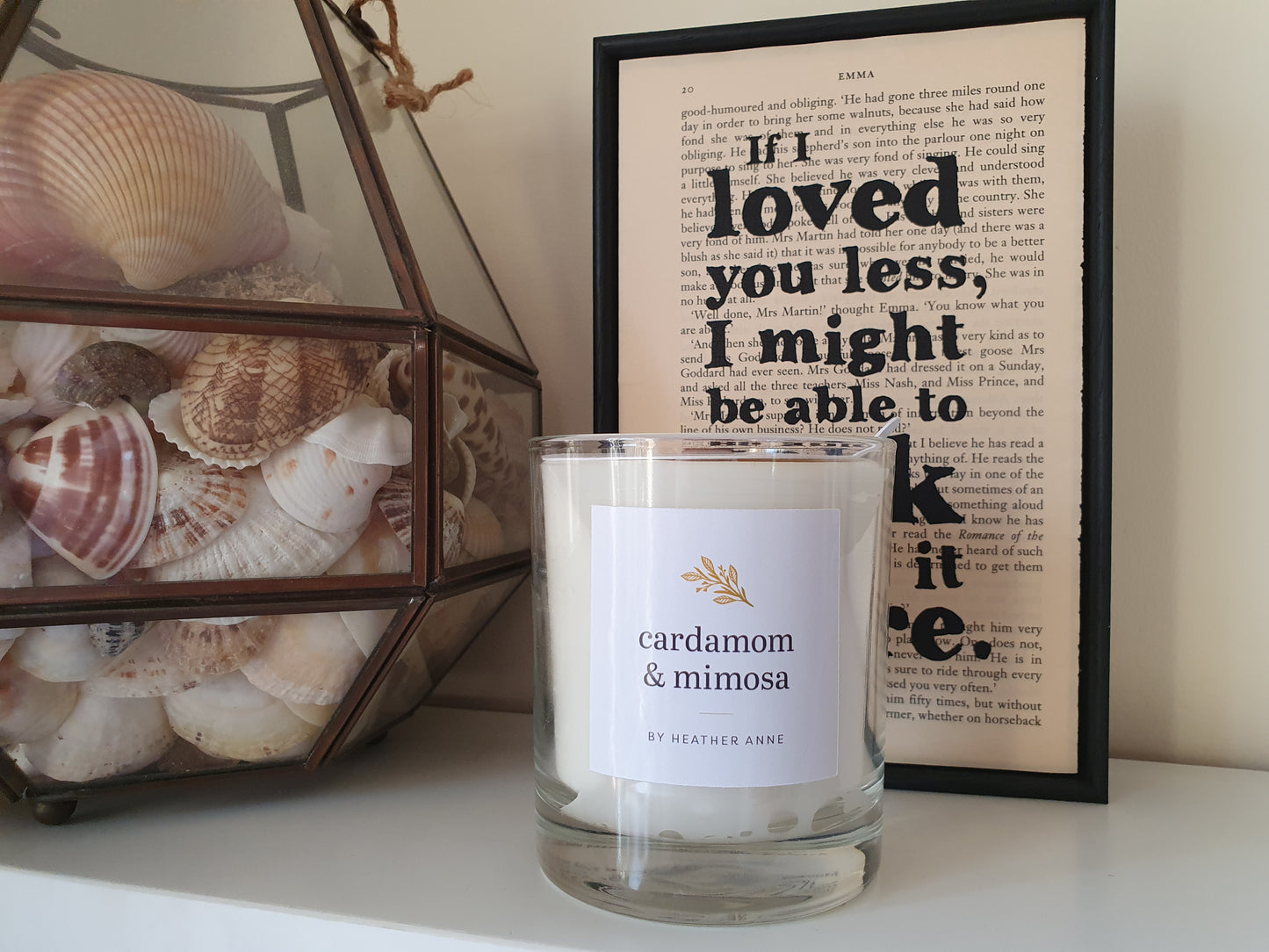 Cardamom & Mimosa Woodwick Candle