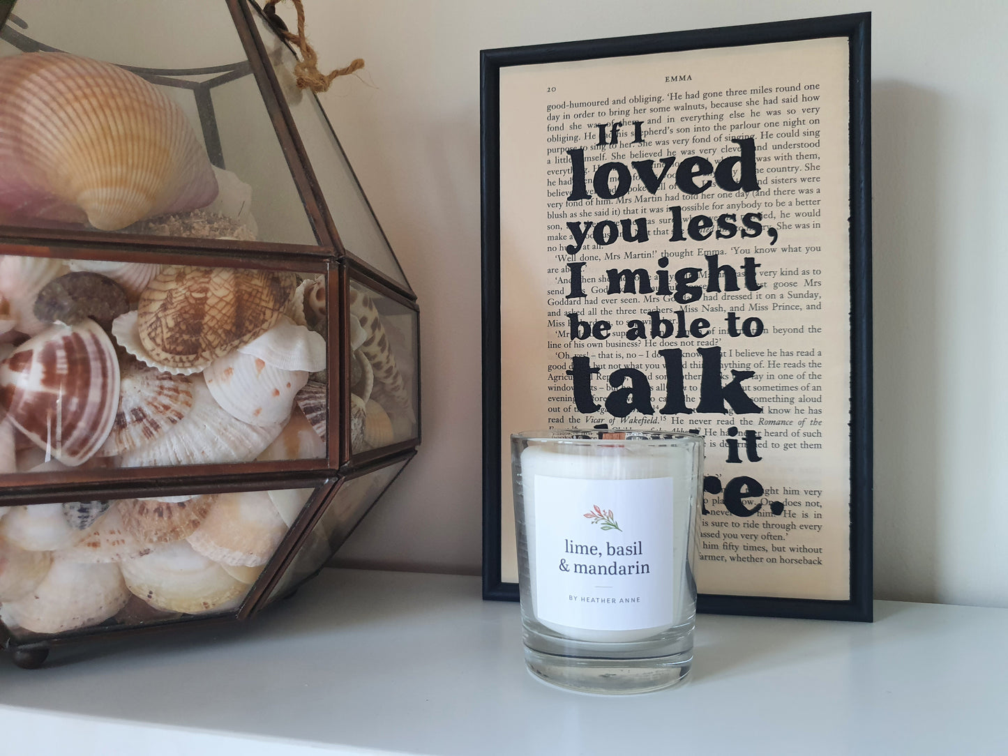 Lime, Basil & Mandarin Woodwick Candle