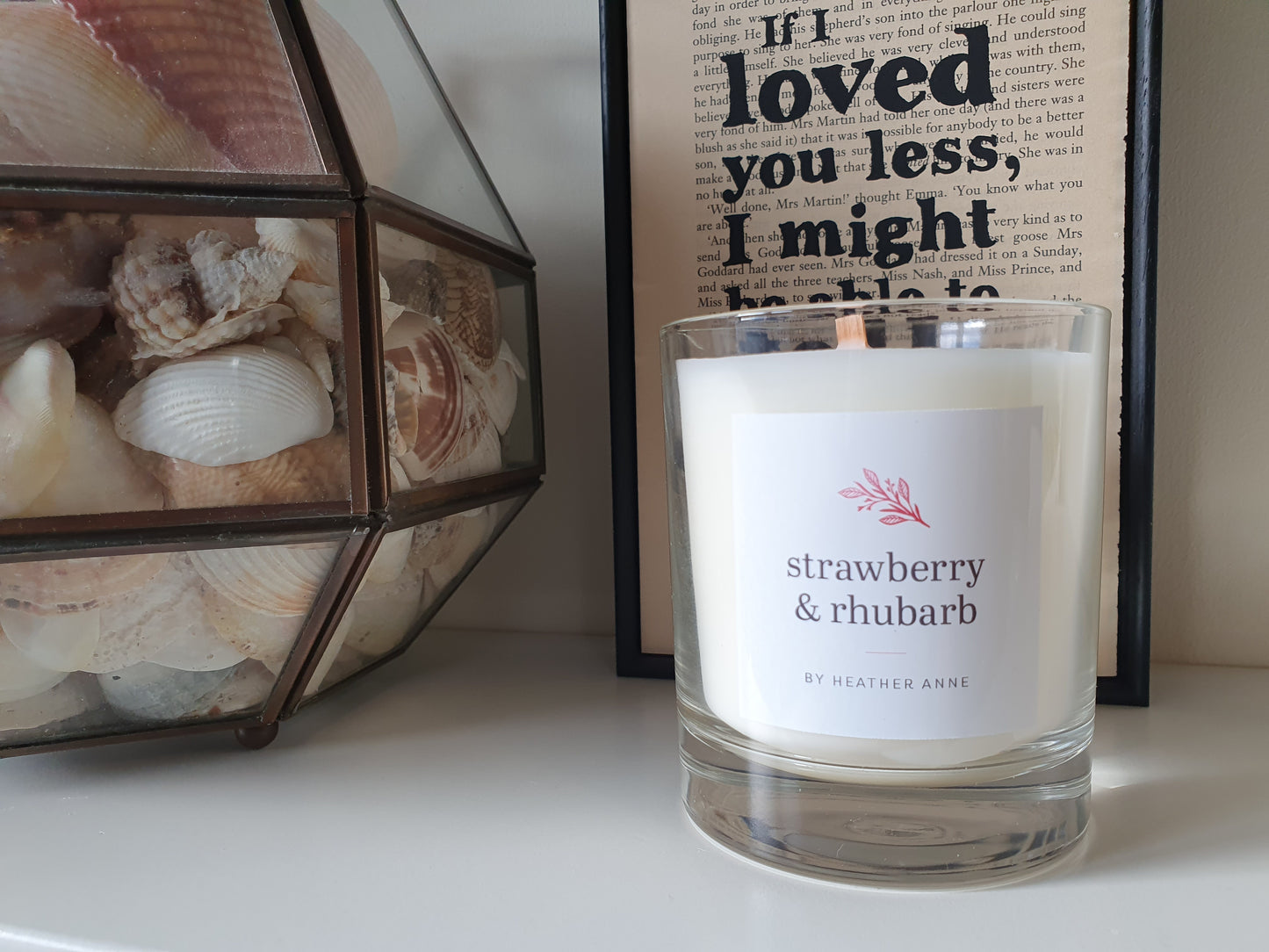 Strawberry & Rhubarb Woodwick Candle