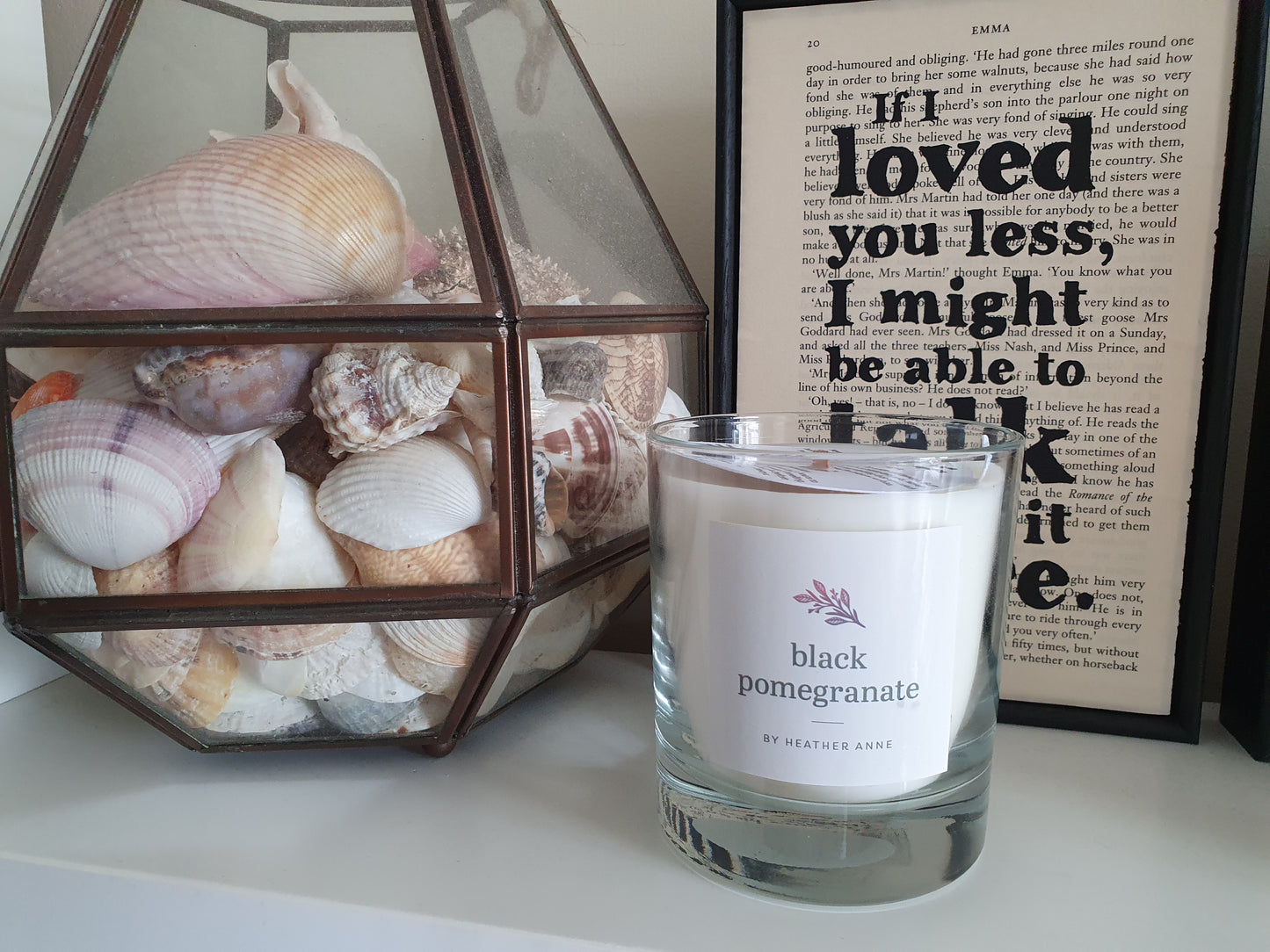 Black Pomegranate Woodwick Candle