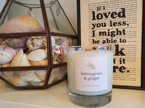 Lemongrass & Ginger Woodwick Candle