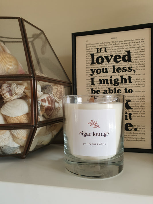 Cigar Lounge Woodwick Candle