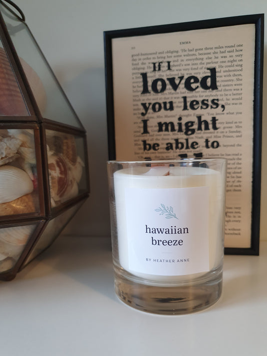 * NEW * Hawaiian Breeze Woodwick Candle