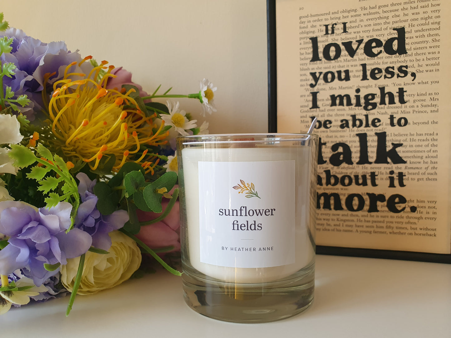 * NEW * Sunflower Fields Woodwick Candle