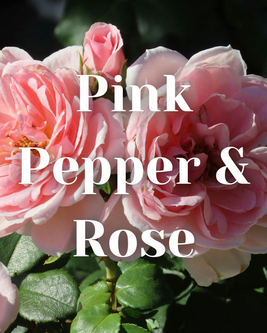 * NEW * Pink Pepper & Rose Woodwick Candle