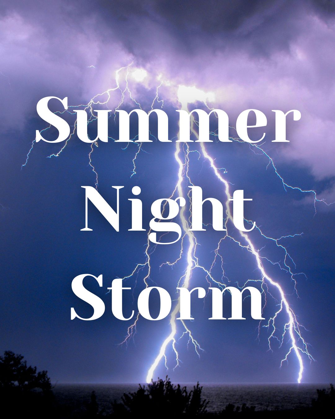 * NEW * Summer Night Storm Woodwick Candle