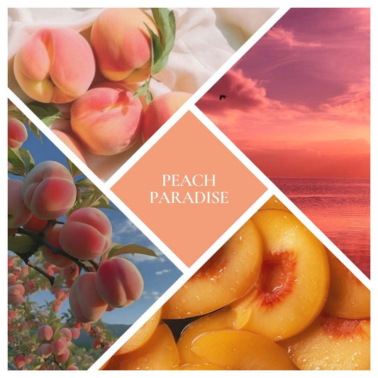 * NEW * Peach Paradise Woodwick Candle