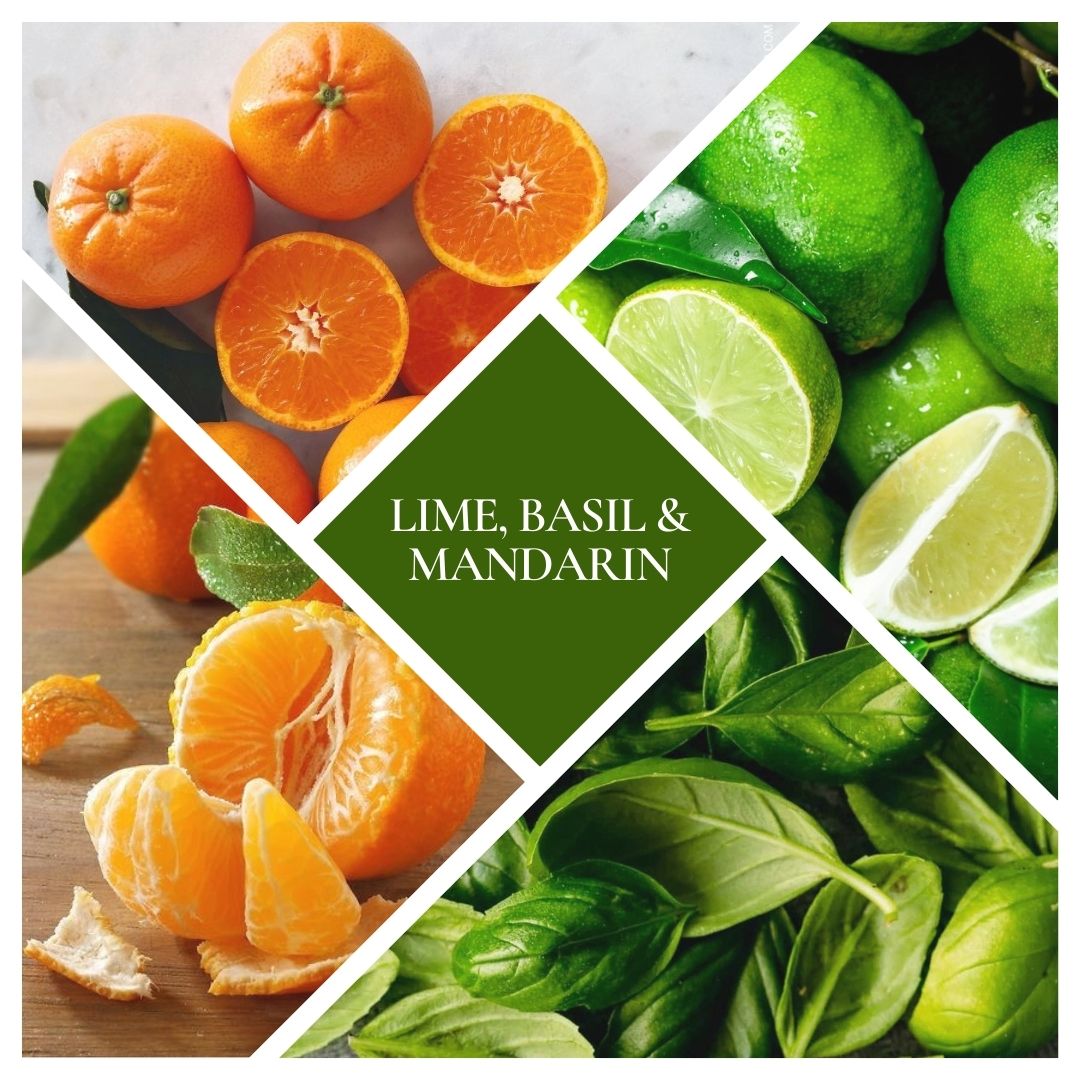 Lime, Basil & Mandarin Woodwick Candle