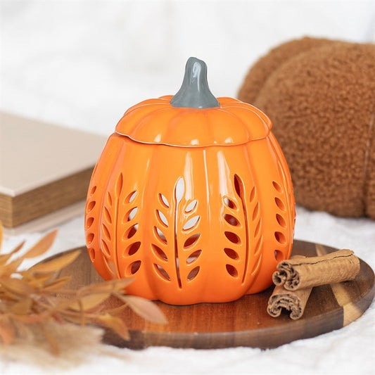 Orange Lantern Pumpkin Wax Melt Burner