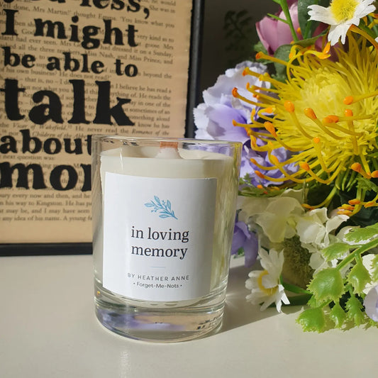 In Loving Memory Woodwick Candle