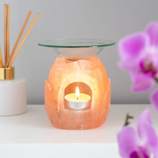 Lotus Flower Himalayan Salt Wax Melt Burner