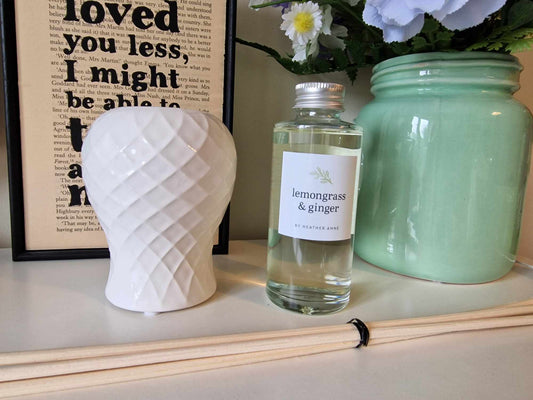 *NEW* Athens White Reed Diffuser Vessel