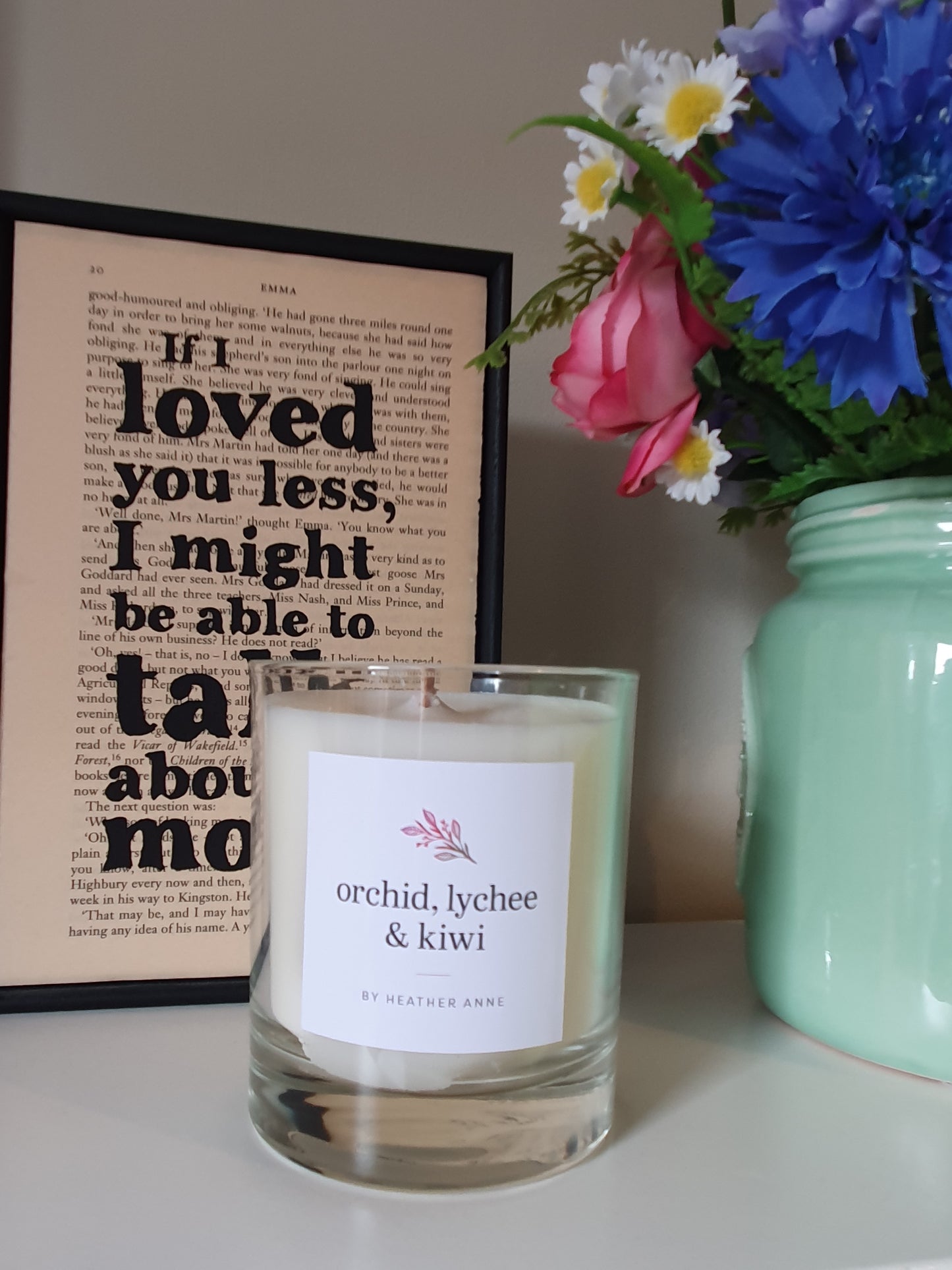 Orchid, Kiwi & Lychee Woodwick Candle