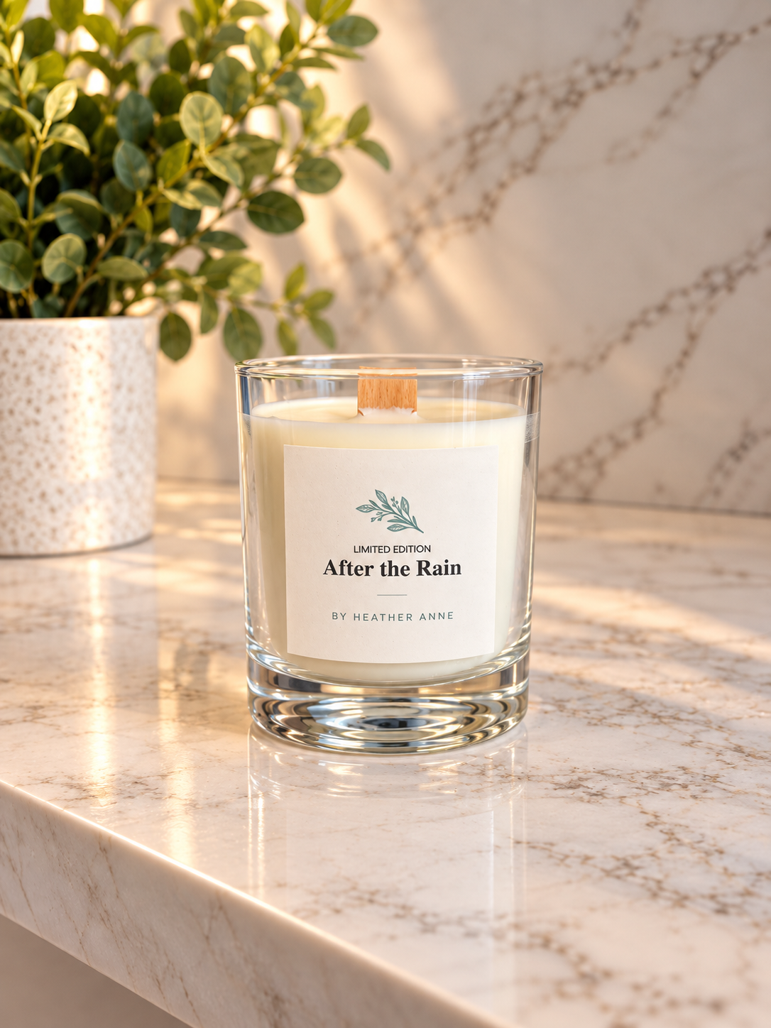 * NEW * After the Rain Woodwick Candle