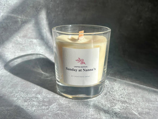 Sunday at Nanna's Woodwick Candle