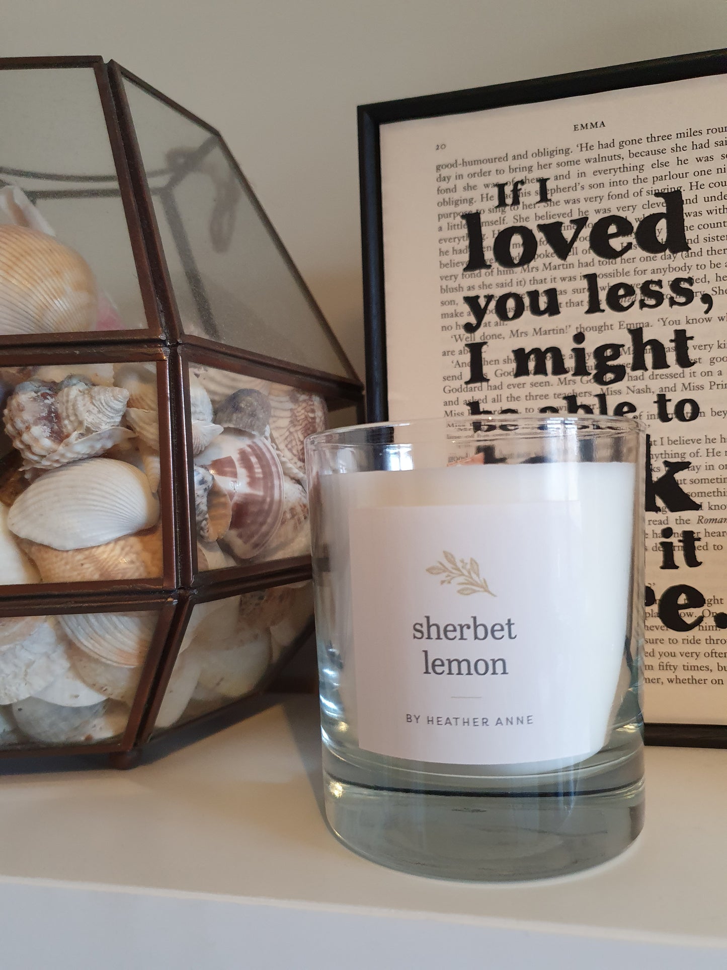 Sherbet Lemon Woodwick Candle