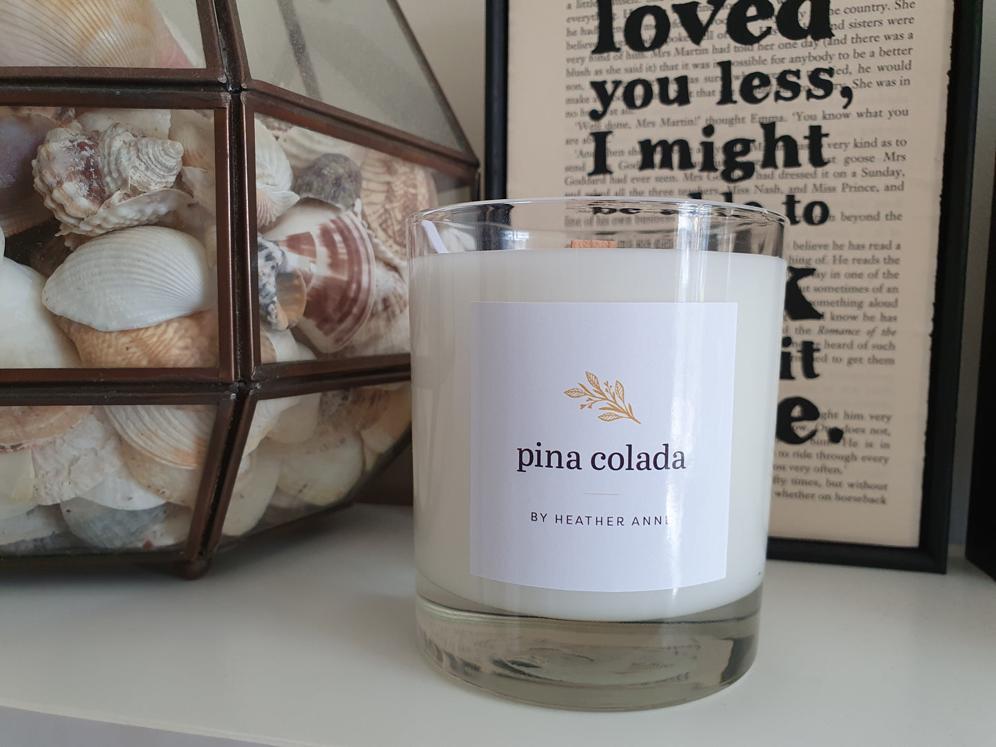 * NEW * Pina Colada Woodwick Candle