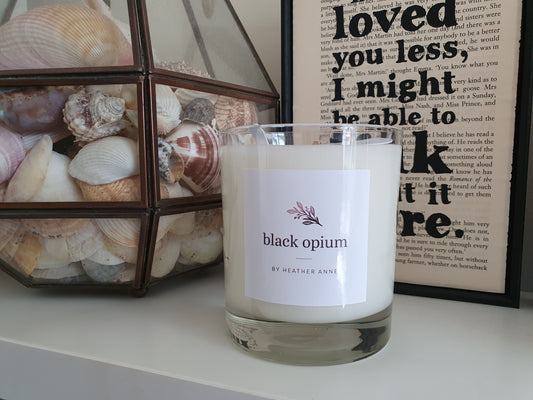 Black Opium Woodwick Candle
