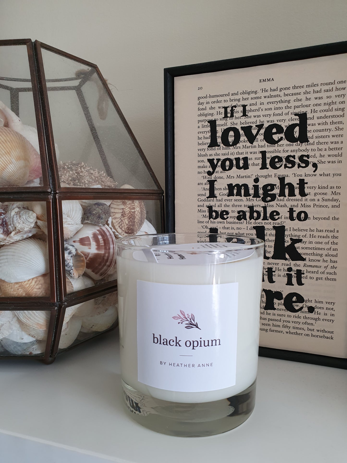Black Opium Woodwick Candle