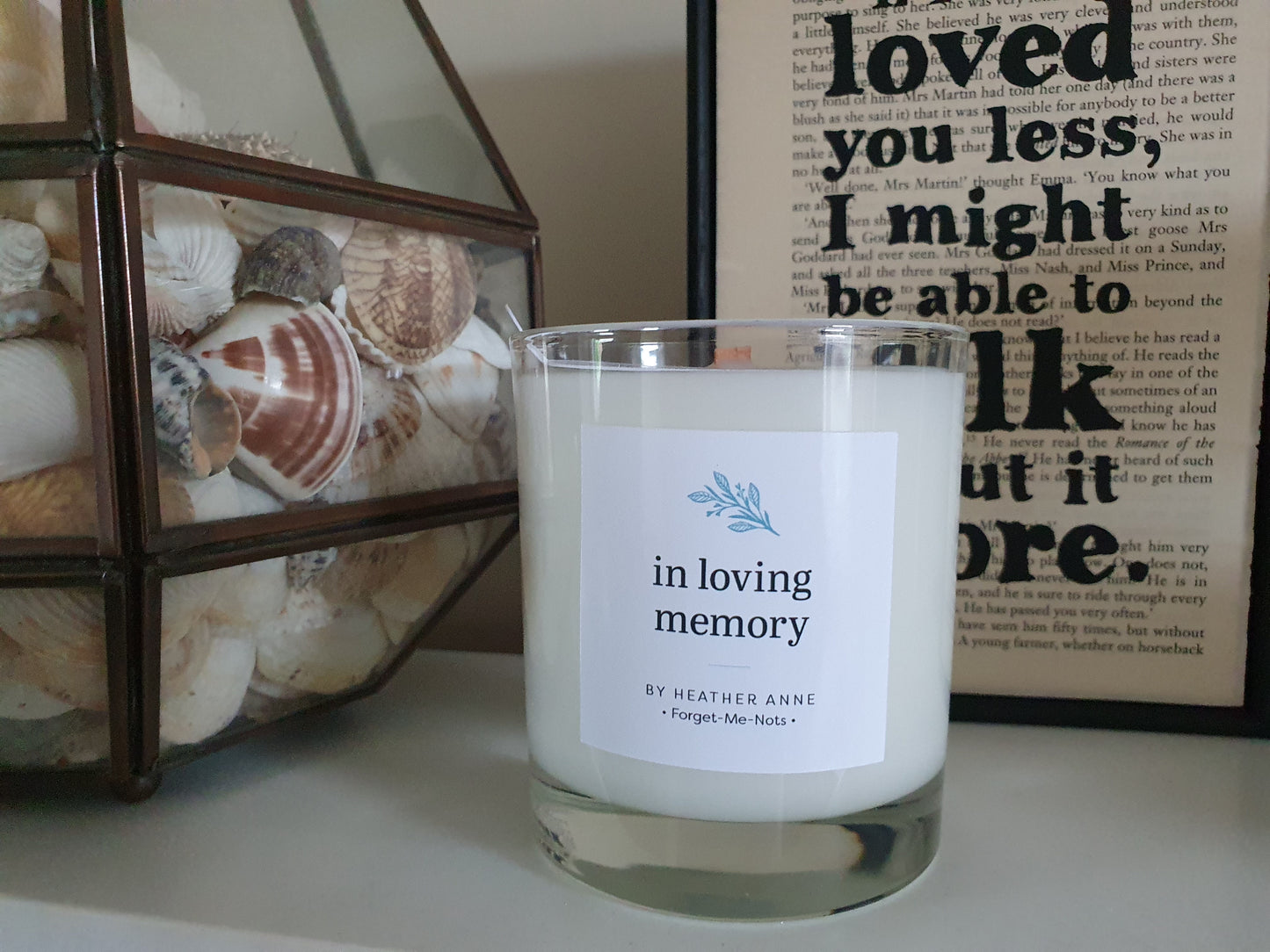 In Loving Memory Woodwick Candle