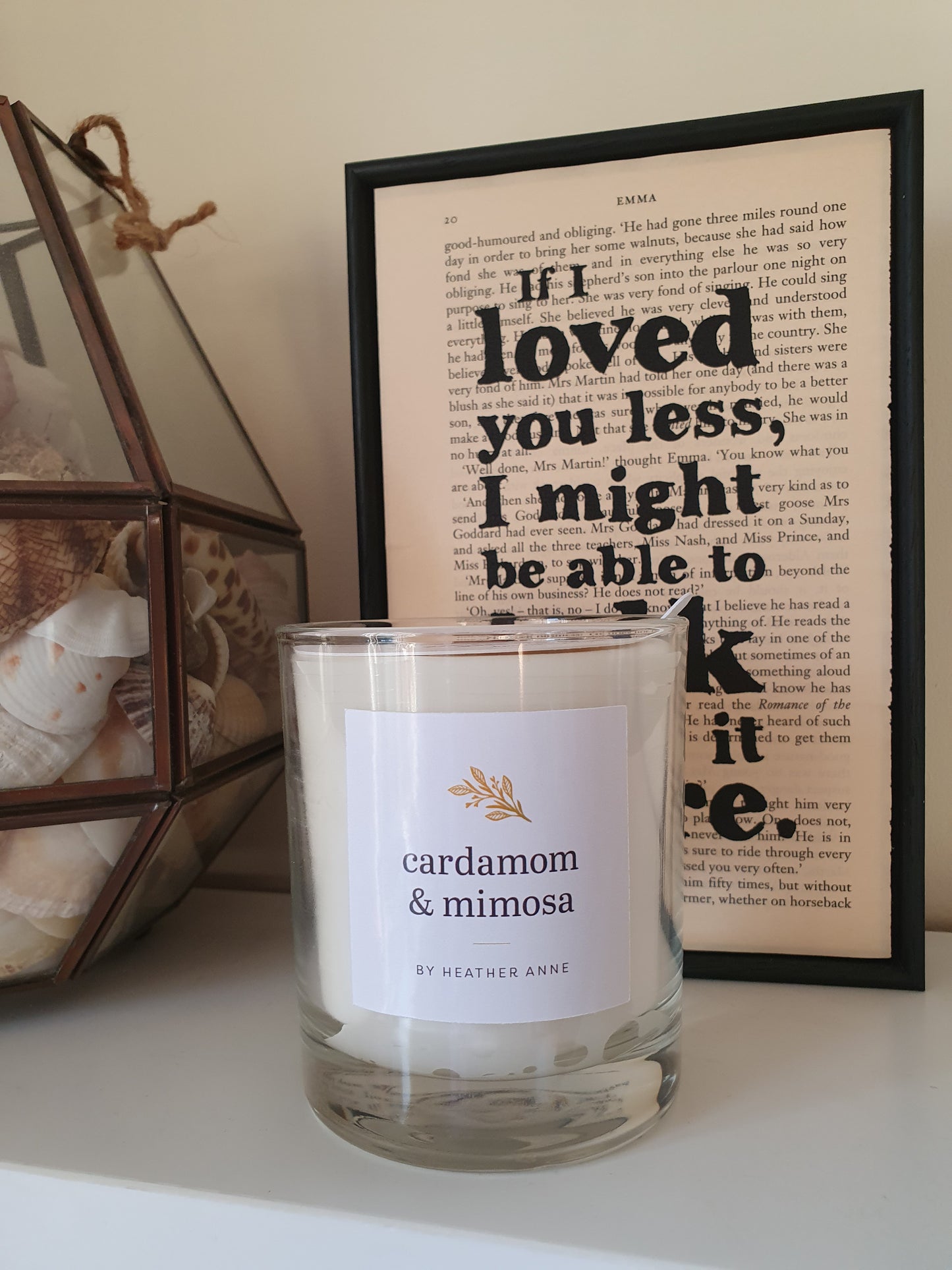 Cardamom & Mimosa Woodwick Candle